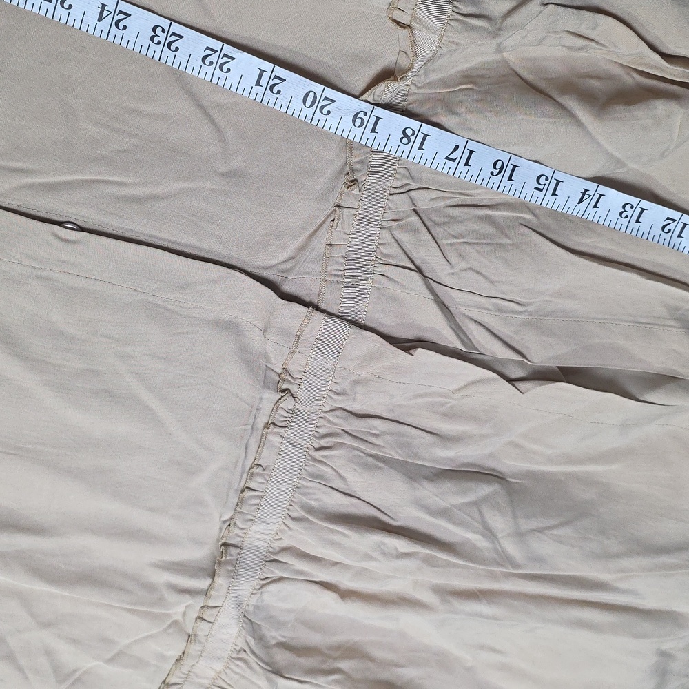 Chic Beige Midi Dress Lage - Picture 5 of 8